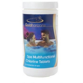 Gold Horizons  Spa Multifunctional 20g Chlorine Tablets 1 X 1kg slow release high content strong