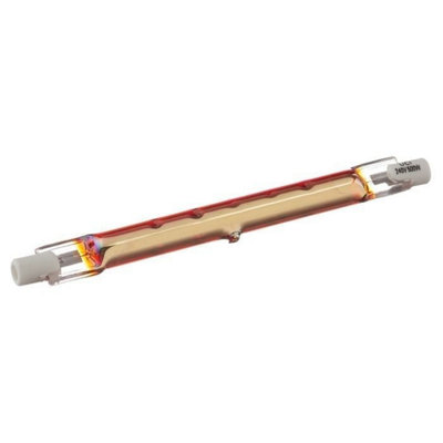 Gold Infrared Lamp, 400W, 118mm, R7S ends