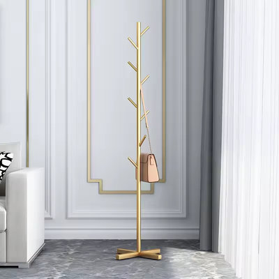 Gold Marble Clothes Rack 167cm Floor Stand