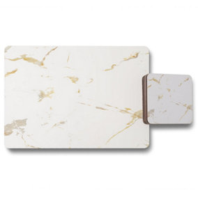 Gold Marble (Placemat & Coaster Set) / Default Title