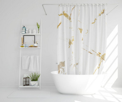 Gold Marble (Shower Curtain) / Default Title Price Comparisons | Compare The Build
