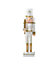 Gold Nutcracker Christmas Table Top Soldier With Sword - 30cm