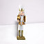 Gold Nutcracker Christmas Table Top Soldier WithAxe - 30cm