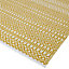 Gold Outdoor Rug, Geometric Stain-Resistant Rug For Patio Decks Garden Balcony, 2mm Modern Outdoor Rug-120cm X 170cm