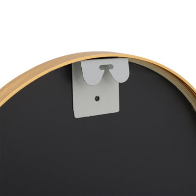 Gold Oval Wall Mounted Full Length Framed Mirror Dressing Mirror 40 x 120 cm