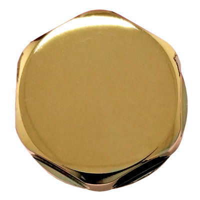 Gold Radiator Blanking Plug For Radiator and Towel Rail x1
