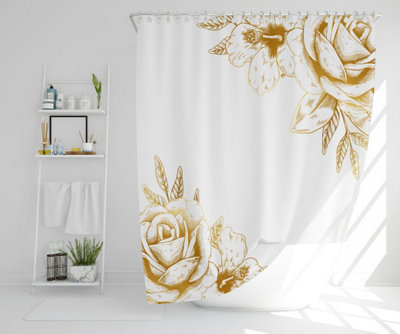 Gold Rose (Shower Curtain) / Default Title Price Comparisons | Compare The Build