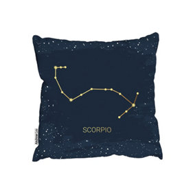 Gold scorpio (cushion) / 60cm x 60cm
