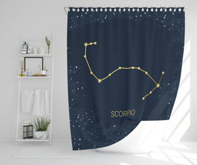 Gold scorpio (shower curtain) / Default Title