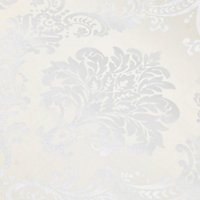 Gold Silver Glitter Floral Wallpaper,PVC Damask Self Adhesive Patterned Wallpaper 2.25m²
