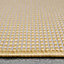 Gold Soft Plastic Value Indoor Outdoor Weatherproof Washable Area Rug 194x290cm