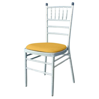 Gold Spandex Chair Pad Cover - Pack of 1