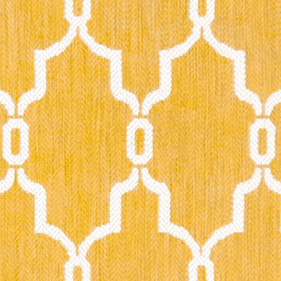 Gold Spanish Tile Garden Patio Rug - Weatherproof, Mould & Mildew Resistant Indoor Outdoor Mat - Rectangular 120 x 170cm