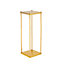 Gold Tall Metal Floor Vase Flower Stand Wedding Centrepieces H 60cm