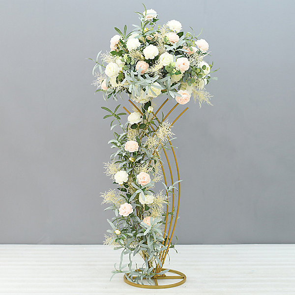 Gold Tall Metal Floor Vase Flower Stand Wedding Centrepieces Gold Tall Metal Floor Vase Flower Stand Wedding Centrepieces
