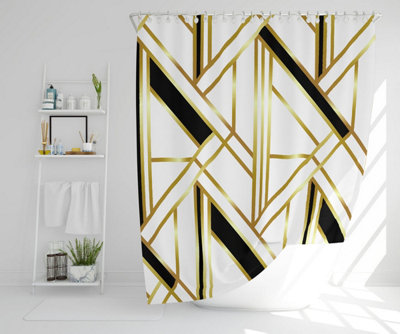 Golden Art Deco (Shower Curtain) / Default Title Price Comparisons | Compare The Build