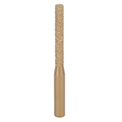 Golden Brazed Diamond Router Bits for Quartz&Marble-6.35 x 5 x 65mm