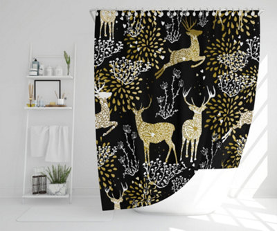 Golden christmas (shower curtain) / Default Title Price Comparisons | Compare The Build