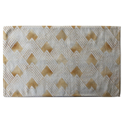 Golden geometric shapes (Bath Towel) / Default Title Price Comparisons | Compare The Build