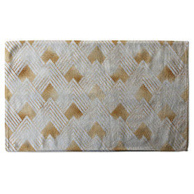 Golden geometric shapes (Bath Towel) / Default Title