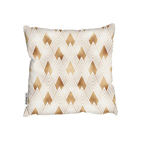 Golden geometric shapes (Cushion) / 60cm x 60cm