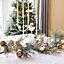 Golden Glow Pre-Lit Xmas Table Decoration Christmas Garland - 150cm