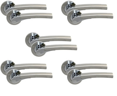 Interior Door Handles with Dual Finish Stainless Steel - Handle