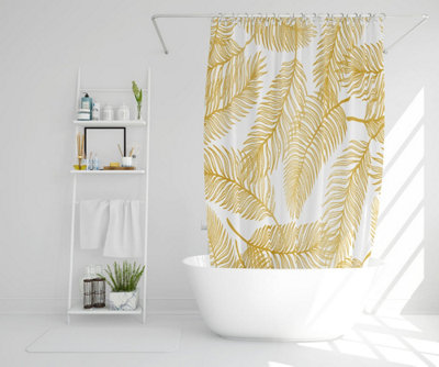 Golden Leaves (Shower Curtain) / Default Title Price Comparisons | Compare The Build
