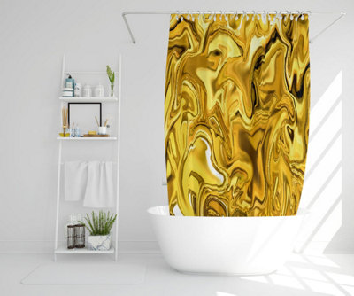 Golden Liquid (Shower Curtain) / Default Title Price Comparisons | Compare The Build