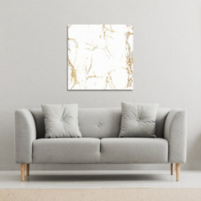 Golden Marble (Canvas Print) / 127 x 127 x 4cm