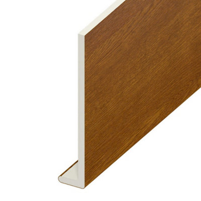 Golden Oak Fascia Board Cover Capping Board - Window Sill Cover - (L) 5m x (W) 150mm