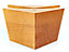 Golden Oak Stain Wood Corner Feet 95mm High Replacement Furniture Sofa Legs Self Fixing Chairs Cabinets Beds Etc PKC300
