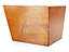 Golden Oak Wood Corner Feet 95mm High Replacement Furniture Sofa Legs Self Fixing Chairs Cabinets Beds Etc PKC300