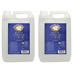 Golden Swan Distilled White Vinegar 2x 5L Cleaning, Stains, Cooking & Pickling