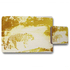 golden Tiger (Placemat & Coaster Set) / Default Title