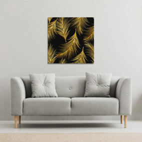 Golden Tropical (Canvas Print) / 101 x 101 x 4cm