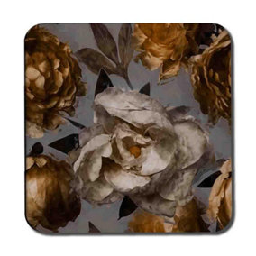 Golden White Flower (Coaster) / Default Title