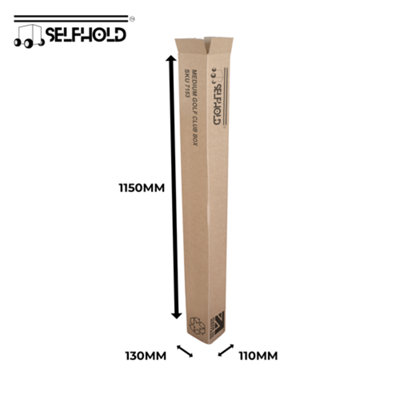 Golf Club Cardboard Boxes - 130 x 110 x 1150mm Size (Pack of 10)