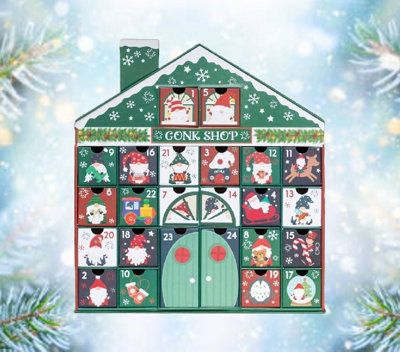 Gonk Advent Calendar Count Down To Christmas Gonk Shop Advent House 24 ...