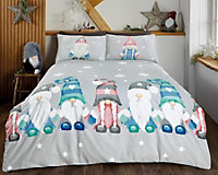 Gonk Family Reversible Duvet Cover Set Winter/Christmas Bedding