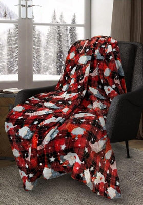 Tartan fleece blanket hotsell