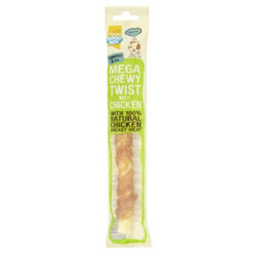 Good Boy Pawsley & Co Mega Chewy Twist With Chicken 70g (Pack of 18)
