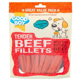 Good Boy Tender Beef Fillets 300g (Pack of 3)