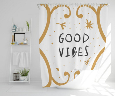 Good Vibes (Shower Curtain) / Default Title Price Comparisons | Compare The Build