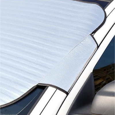 Goodyear 2 in 1 Car Windshield Windscreen Sun Shade Summer Winter Heat ...