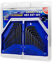 Goodyear 30pc Metric & Imperial Hex Allen Key Set