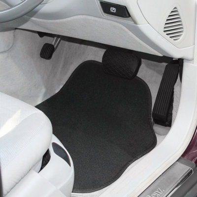Goodyear 4pc Luxury Velour Car Mat Carpet Set Universal Fit
