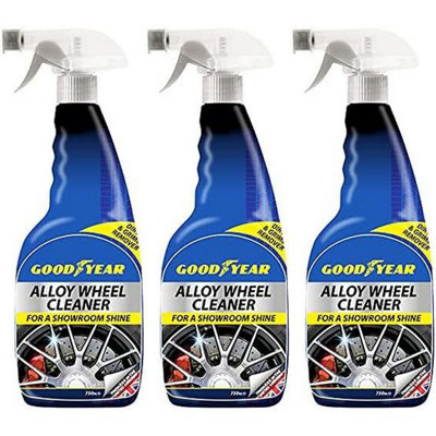 Goodyear Alloy Wheel Cleaner 750ml Trigger Spray (Pack of 3)