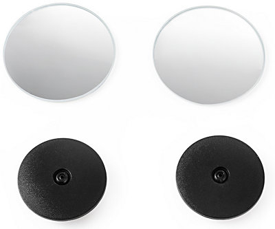 Goodyear Blind Spot Stick-On Mirrors Adjustable Protect Alloy Wheels Protector