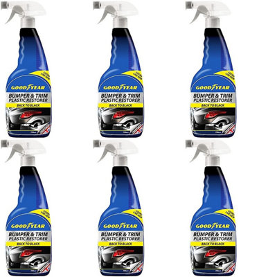 Goodyear BUMPER and TRIM Plastic Restorer 750ml Trigger Spray (Pack